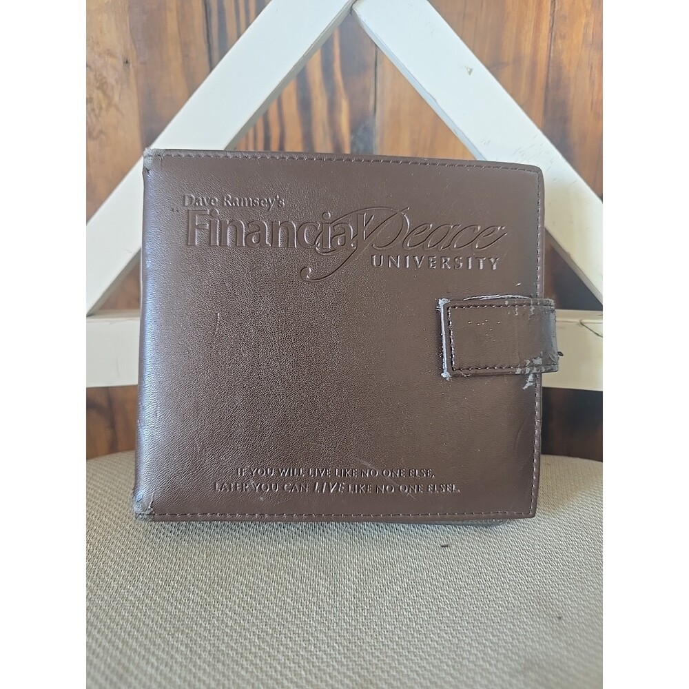 DAVE RAMSEY’S Financial Peace University AUDIO CD 16-Disc Set Faux Leather Case